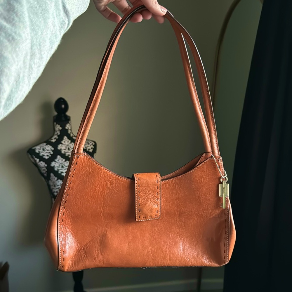 Vintage Leather Fossil Purse